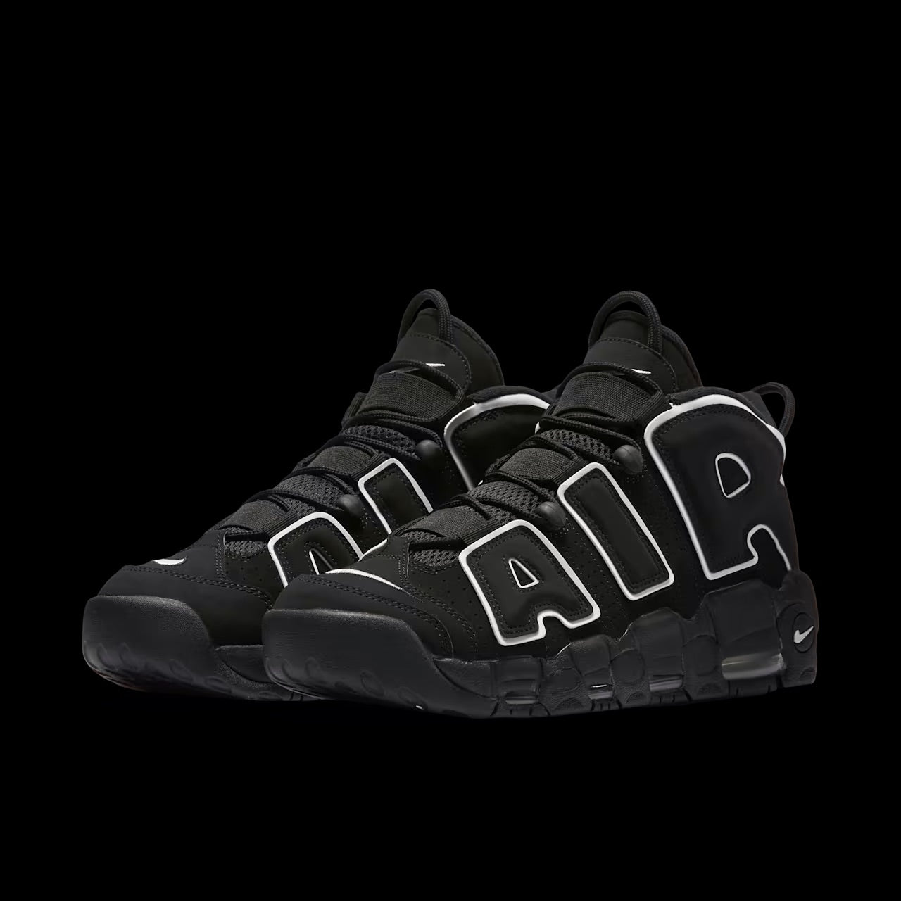 Nike uptempo black