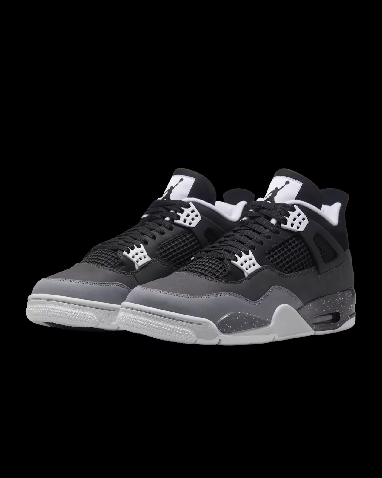 Retro  4 black grey sneakers