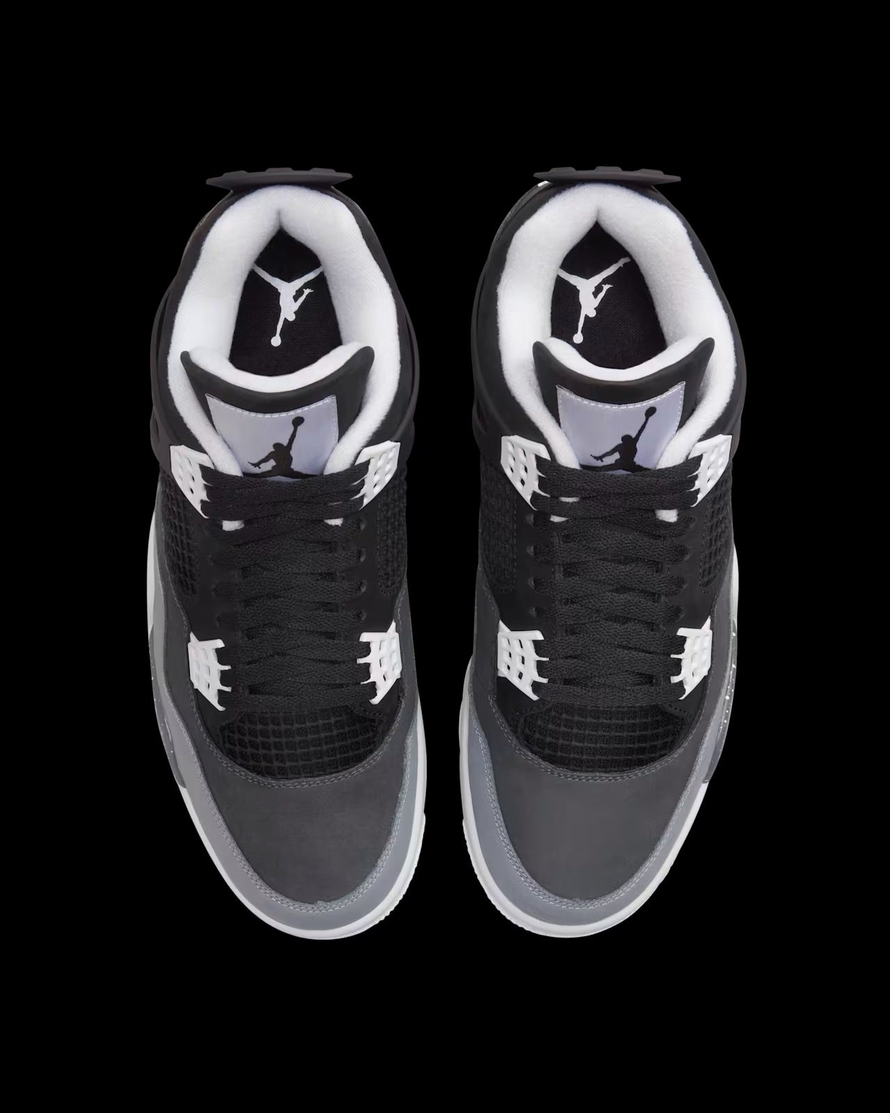 Retro  4 black grey sneakers