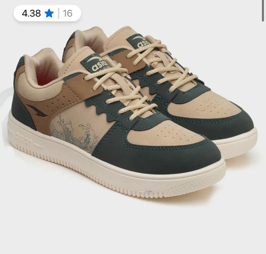 Asian sneakers brown