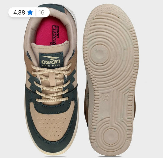 Asian sneakers brown