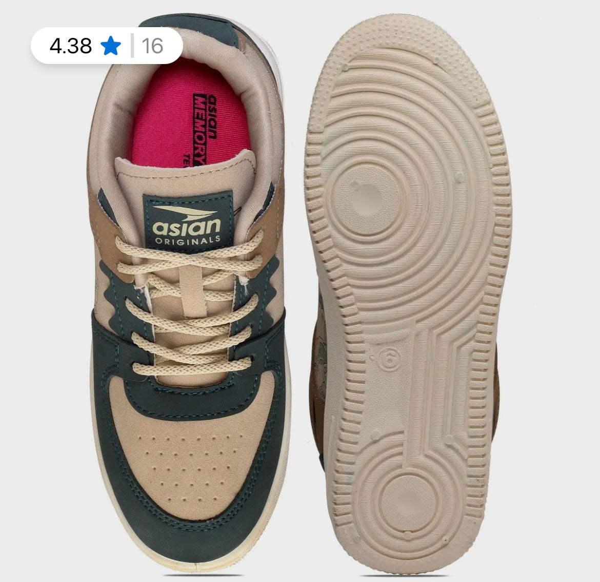 Asian sneakers brown