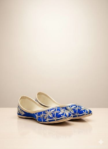 SWAG JUTTI | TRADITIONAL EMBROIDERY HEAVY WORK |PARTYWEAR JUTTI MOJRI |