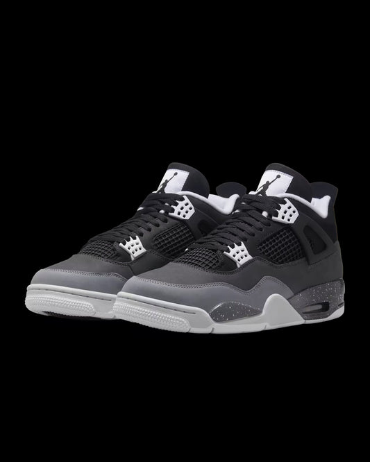 Retro  4 black grey sneakers