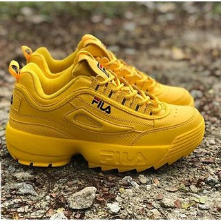 Fila yellow shoes